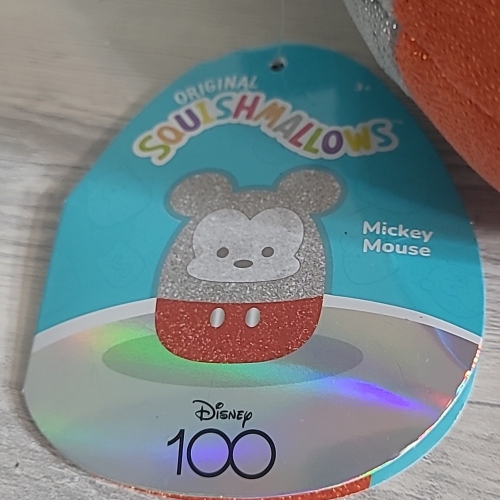 Squishmallow Disney 100th Anniversary Mickey Mouse 5" New with tags - Picture 2 of 8
